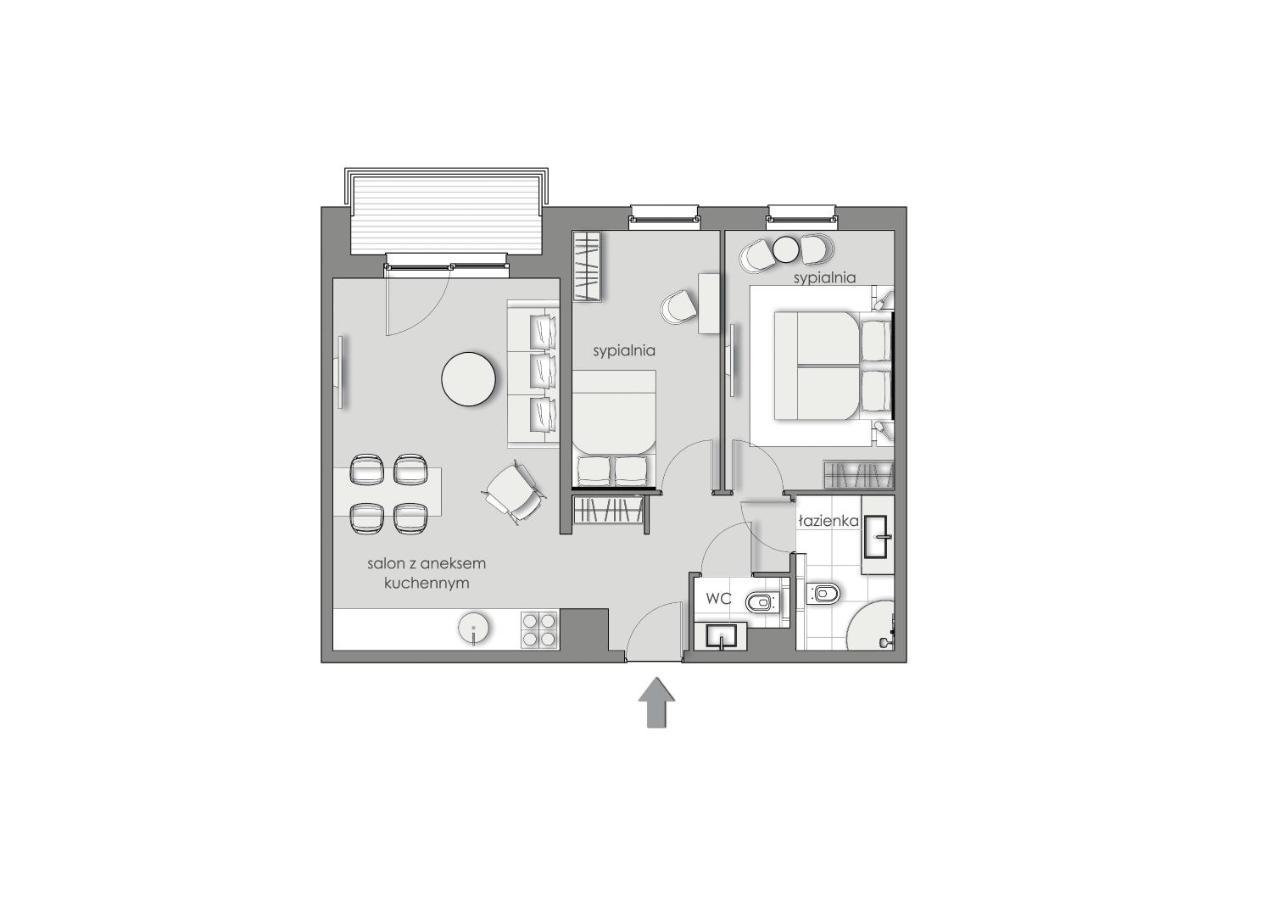 3Rooms Uno 4 Apartment Gdańsk Buitenkant foto